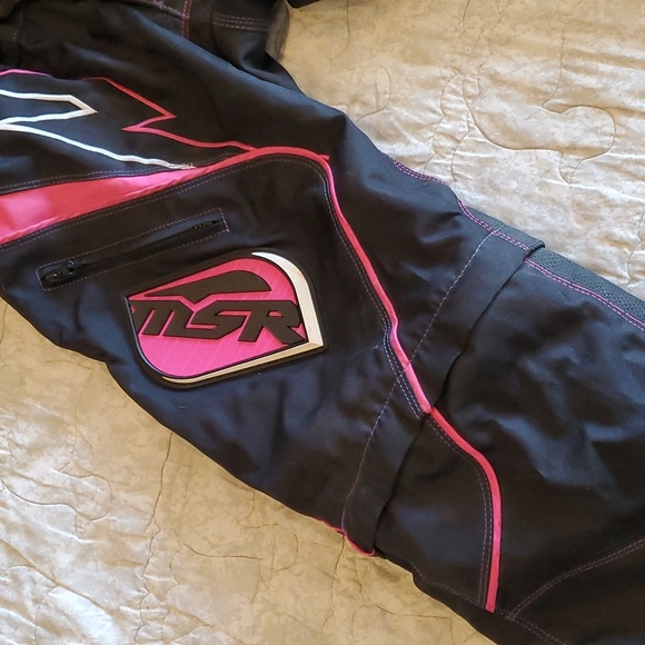 MSR Motorcycle Pants Women's sz 8 Zip off Pants Shorts like new - Picture 2 of 9